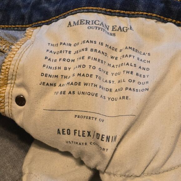 American Eagle Jeans Mens Size 34x30 Blue Original Boot Next Level Flex Normcore - Picture 7 of 16